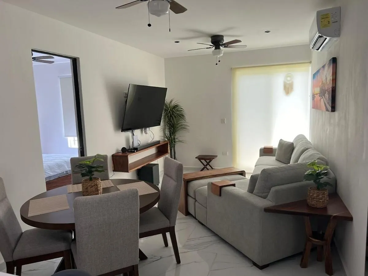 Apartment Elegant, Well-Furnished Condo In Tulum Plus